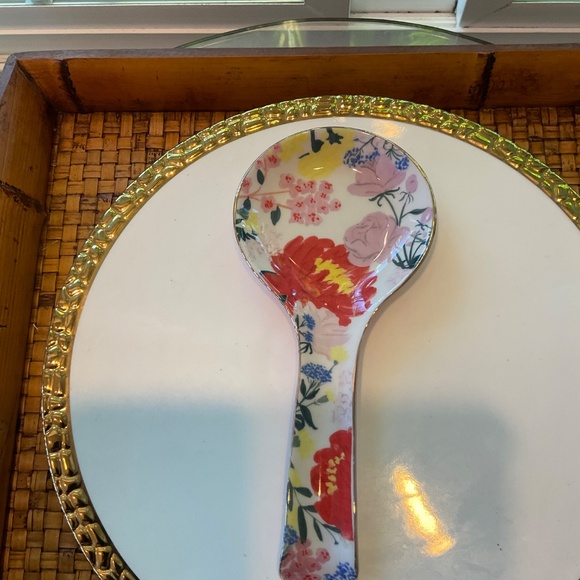 Anthropologie x Jackie Diedam Floral Spoon Rest - Picture 2 of 5